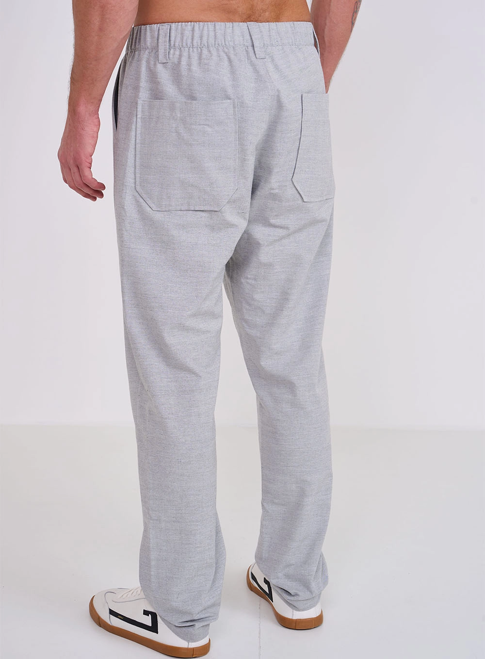 Calça Masculina Alexandre Mescla Cinza