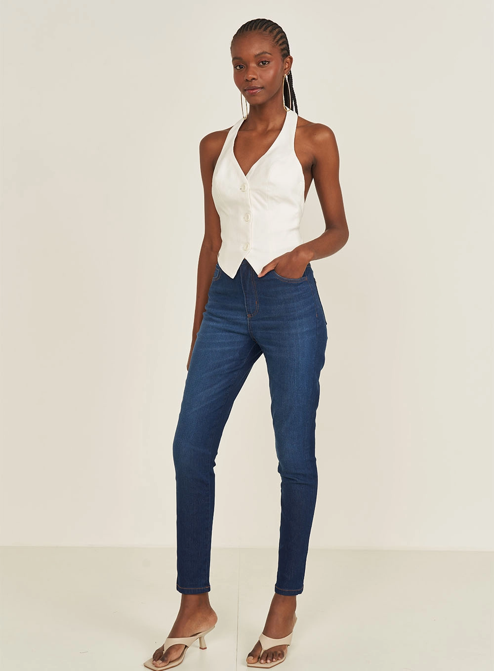 Calça Jeans Skinny Índigo