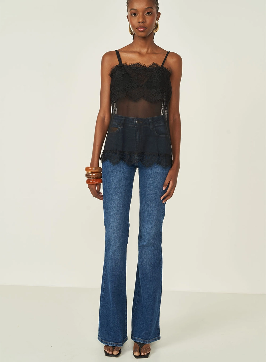 Calça Jeans Feminina Bia Flare