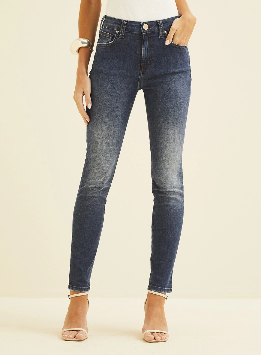 Calça Jeans Marisa Cigarrete Índigo