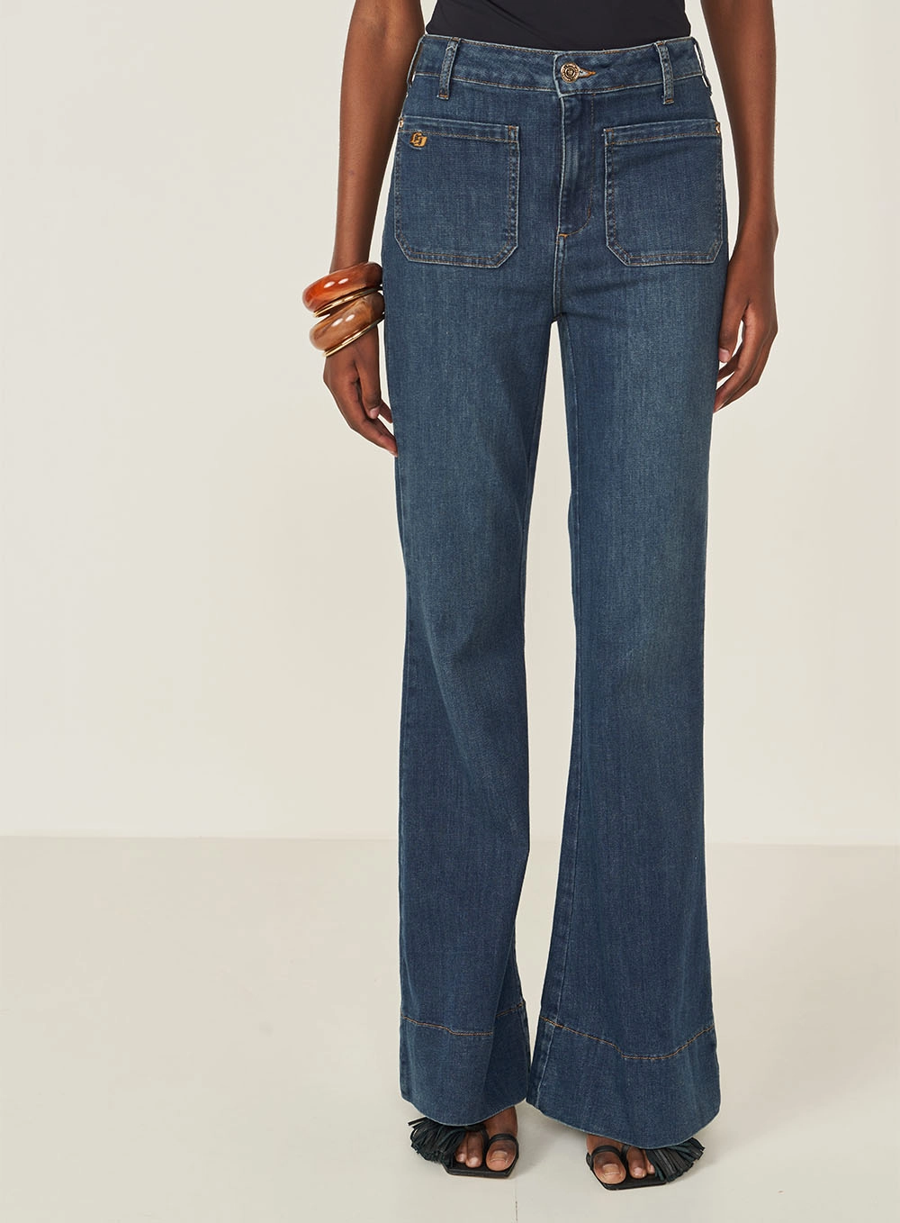 Calça Jeans Bruna Boot Cut Índigo