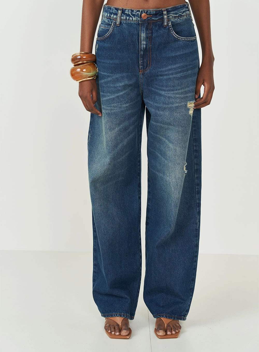 Calça Jeans Bruna Low Índigo