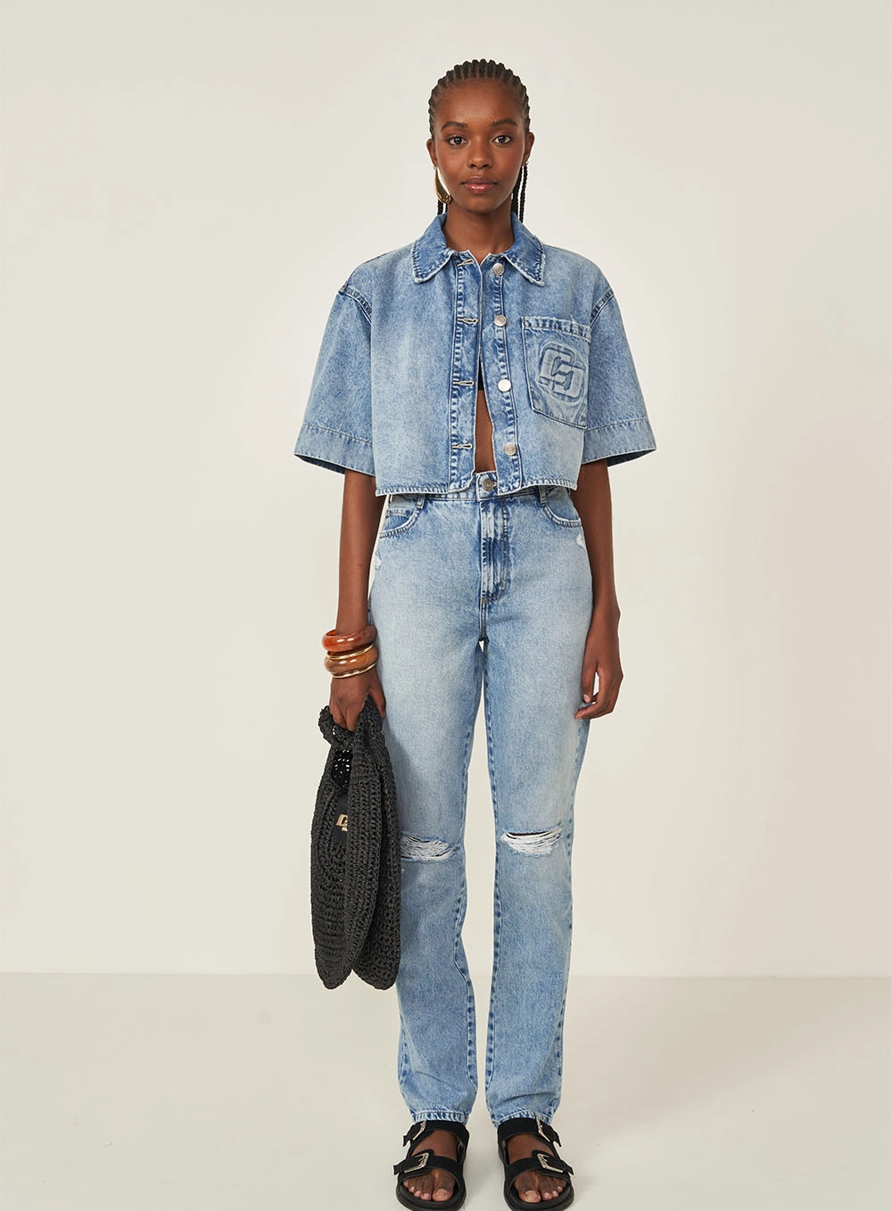 Calça Jeans Feminina Kendall Índigo