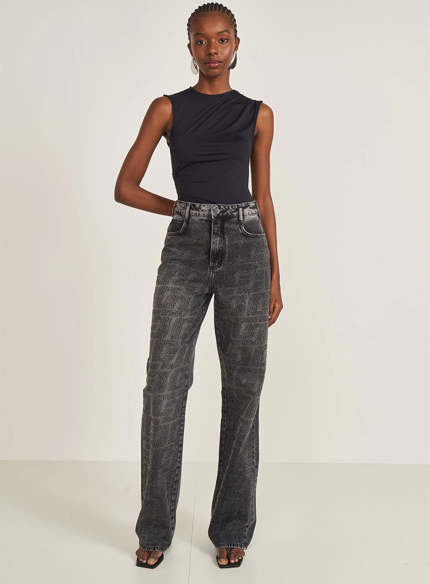 Calça Jeans Juliette Com Aplicação
