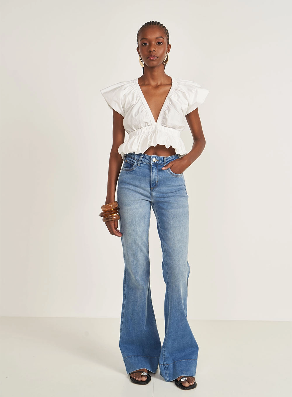 Calça Jeans Bia Flare Índigo