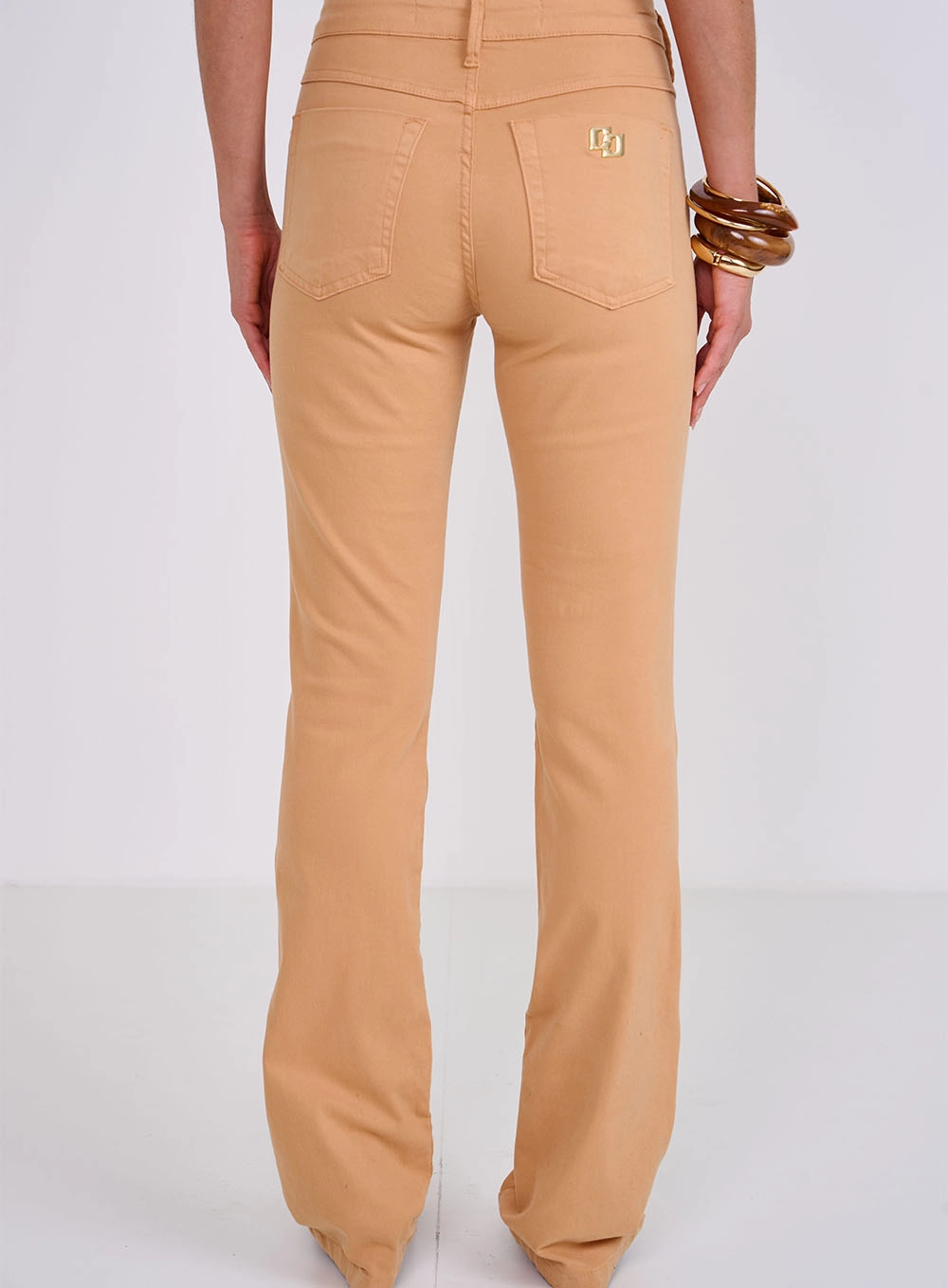 Calça Feminina Bia Reta Bege