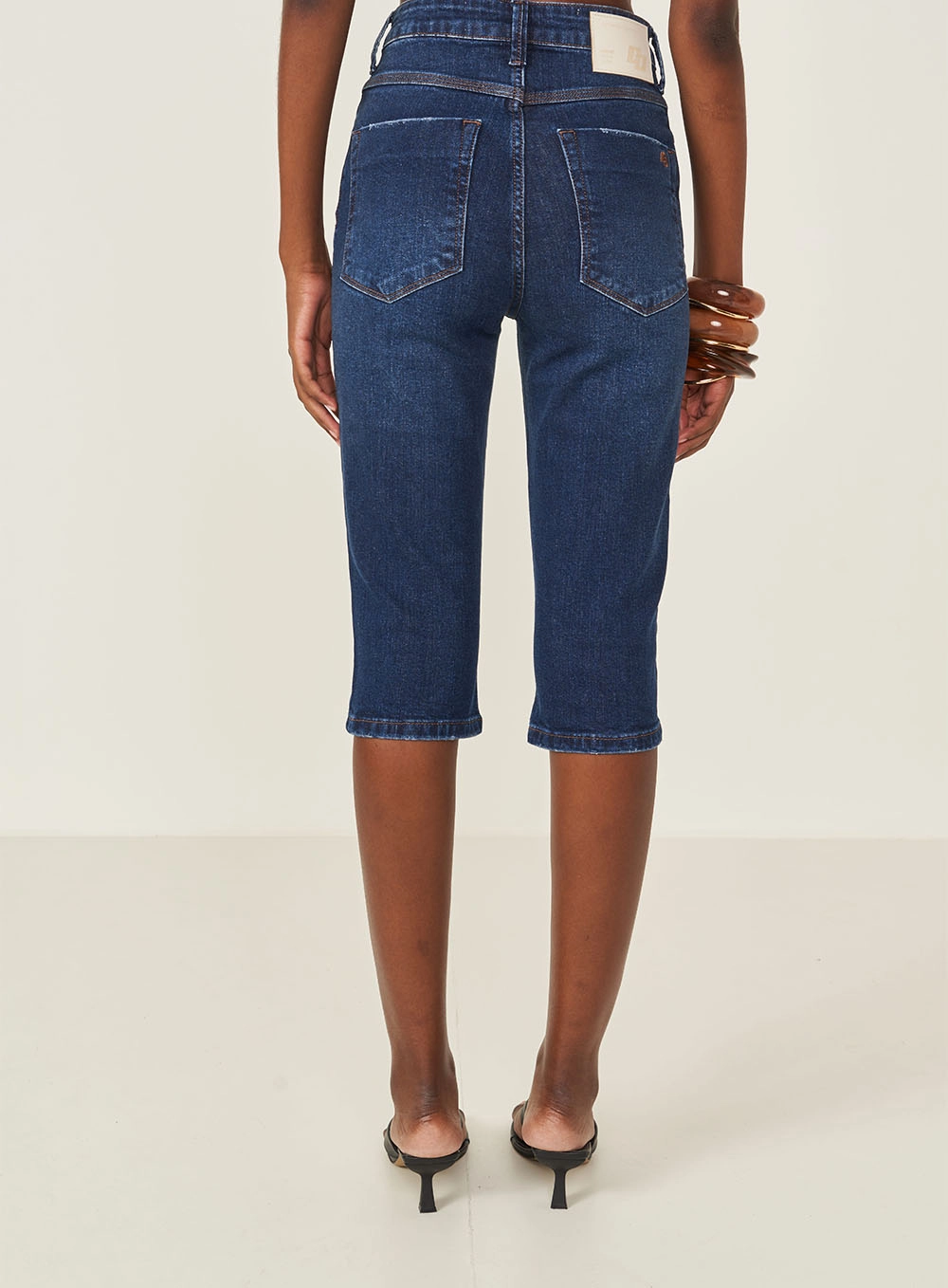 Calça Jeans Capri Índigo
