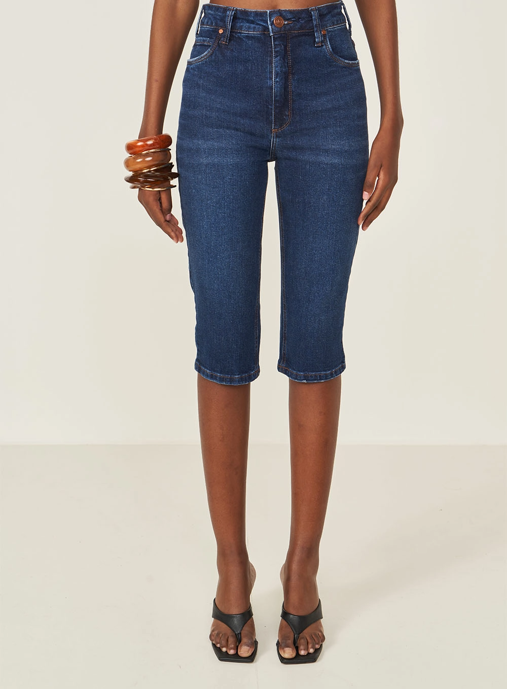 Calça Jeans Capri Índigo