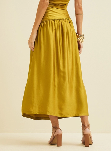 Saia Midi Acetinada