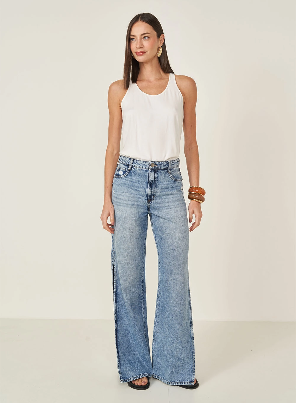 Calça Jeans Feminina Juliette Índigo