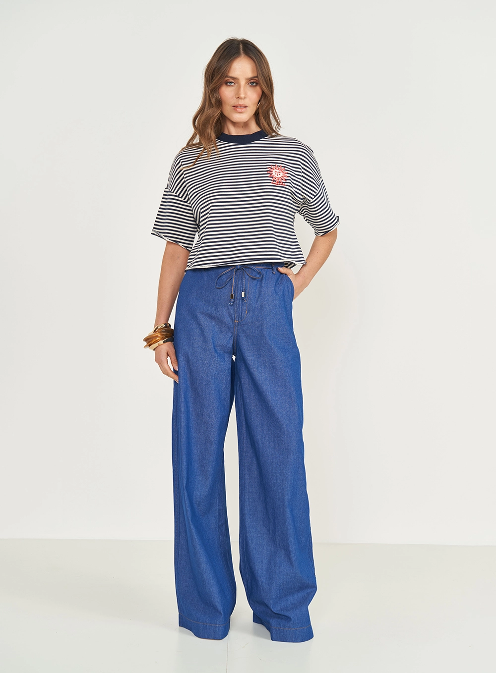 Calça Jeans Feminina Joana Índigo