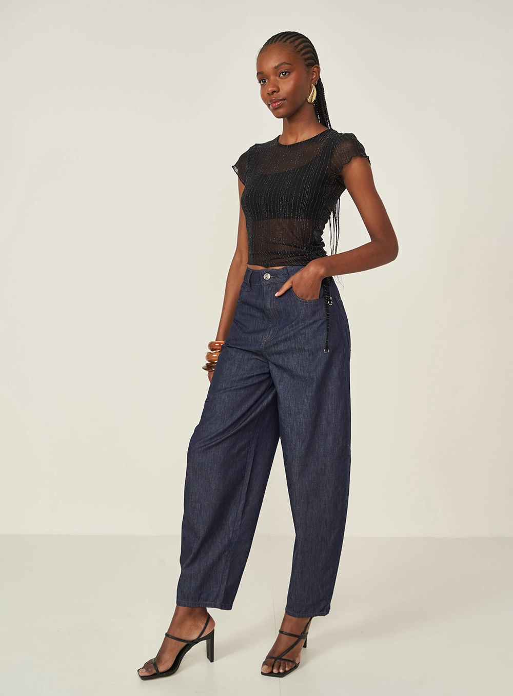 Calça Jeans Feminina Joana Índigo