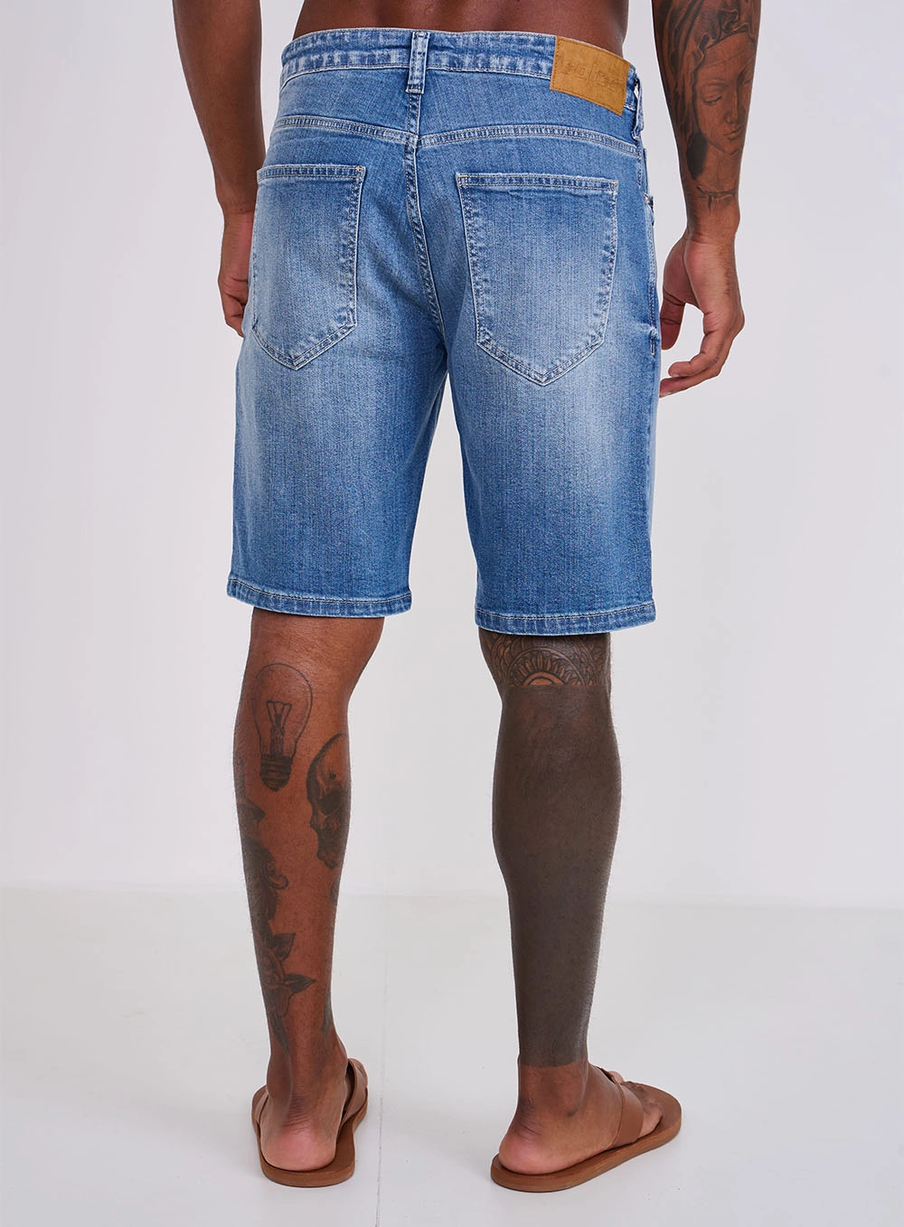 Bermuda Masculina Jeans Davi Índigo
