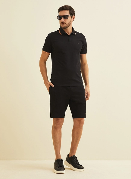 Polo Masculina Manga Curta
