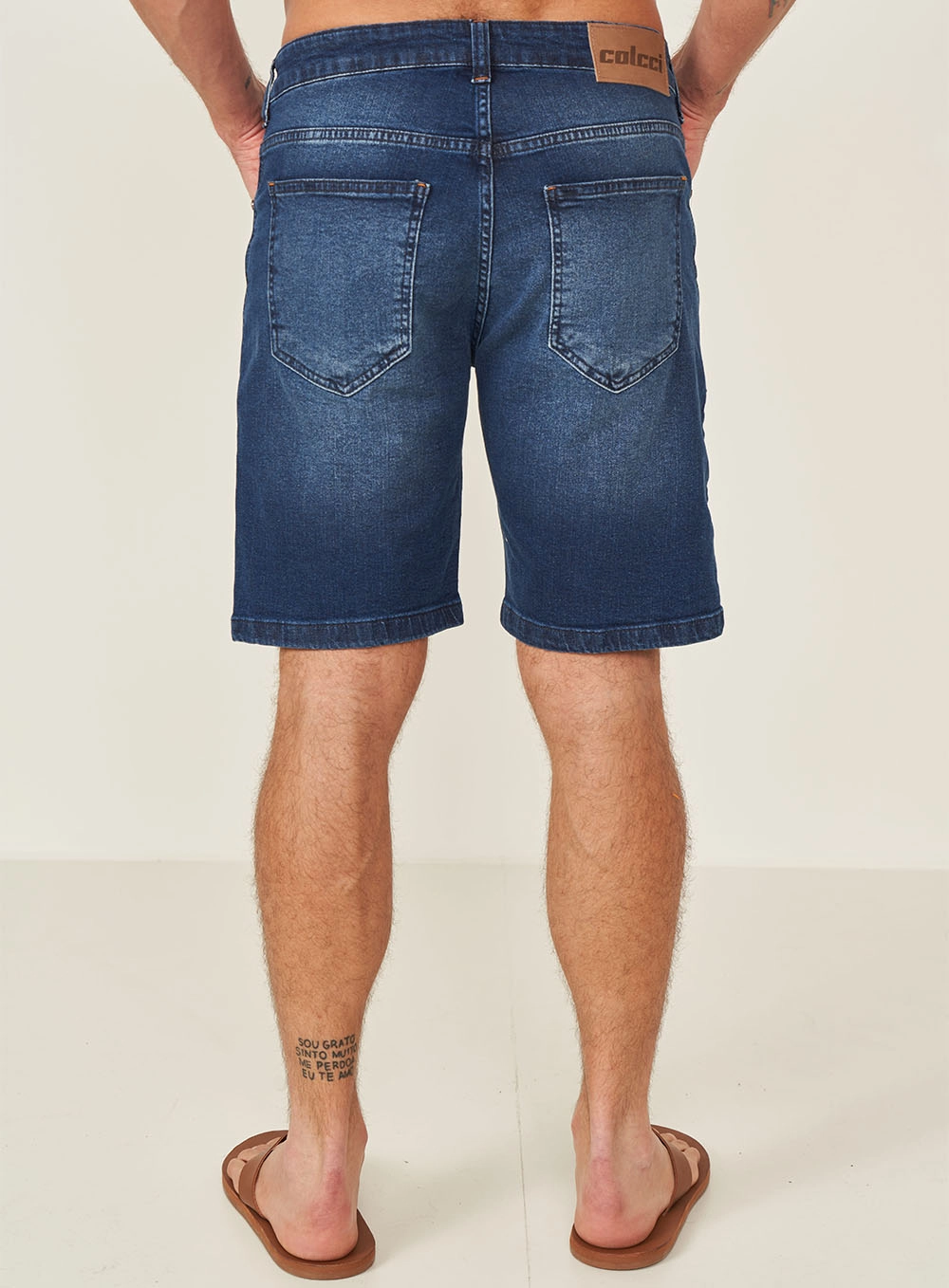 Bermuda Masculina New Davi Emerald Índigo
