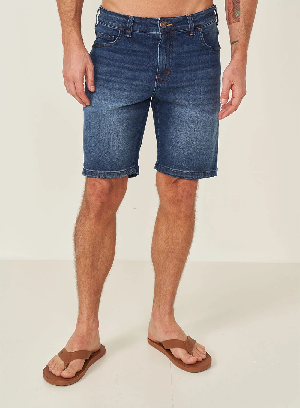Bermuda Masculina New Davi Emerald Índigo