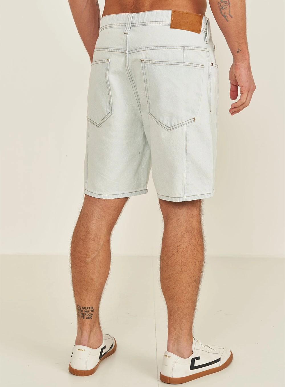 Bermuda Jeans Loose Índigo
