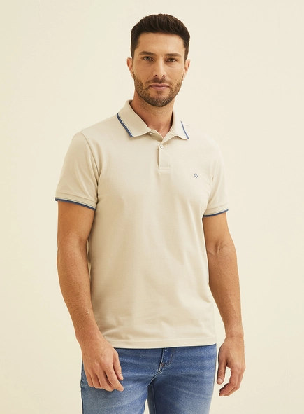 Polo Masculina Manga Curta Masculina