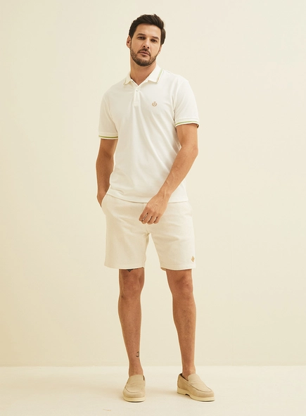 Polo Masculina Muscle Manga Curta