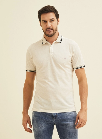 Polo Masculina Manga Curta