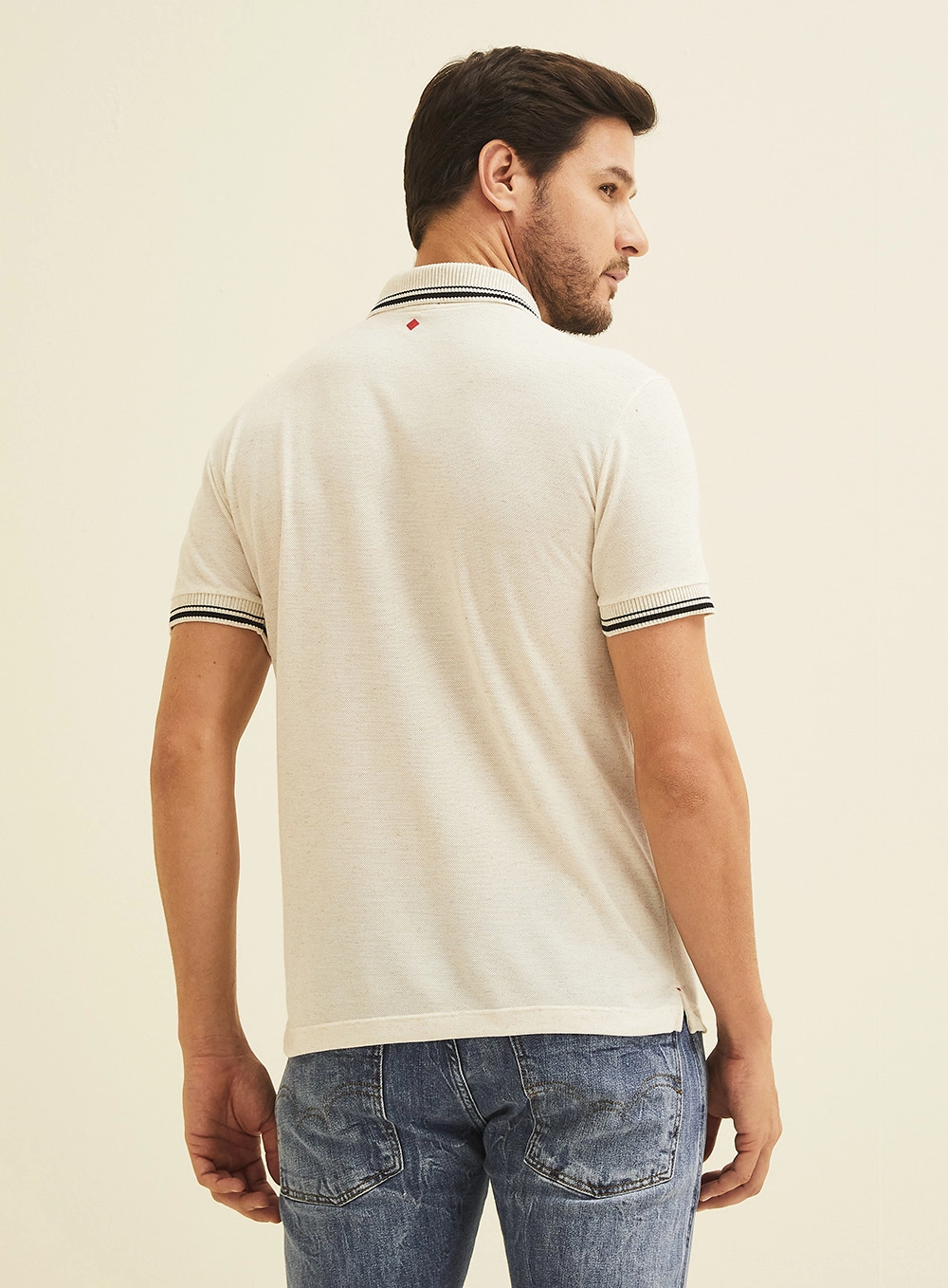Polo Masculina Manga Curta Off Shell 4