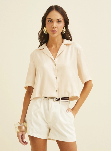 Camisa Feminina Reta