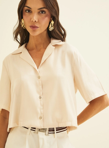 Camisa Feminina Reta