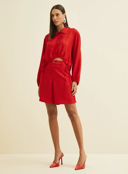 Camisa Feminina Com Barra Regulável