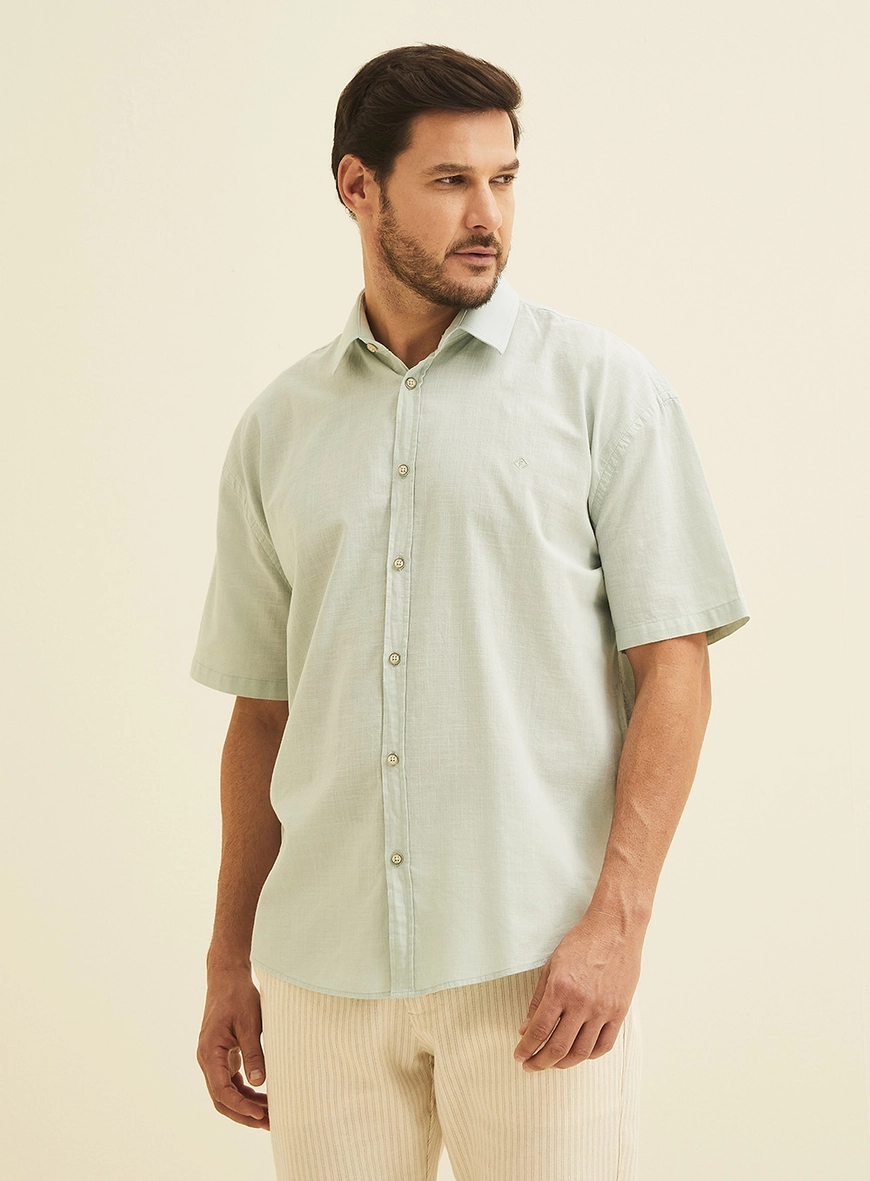 Camisa Masculina Barcelona Verde