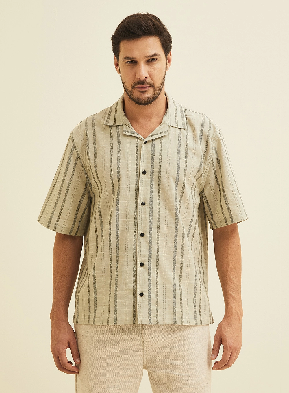 Camisa Vintage Over Listrada Estampados 2