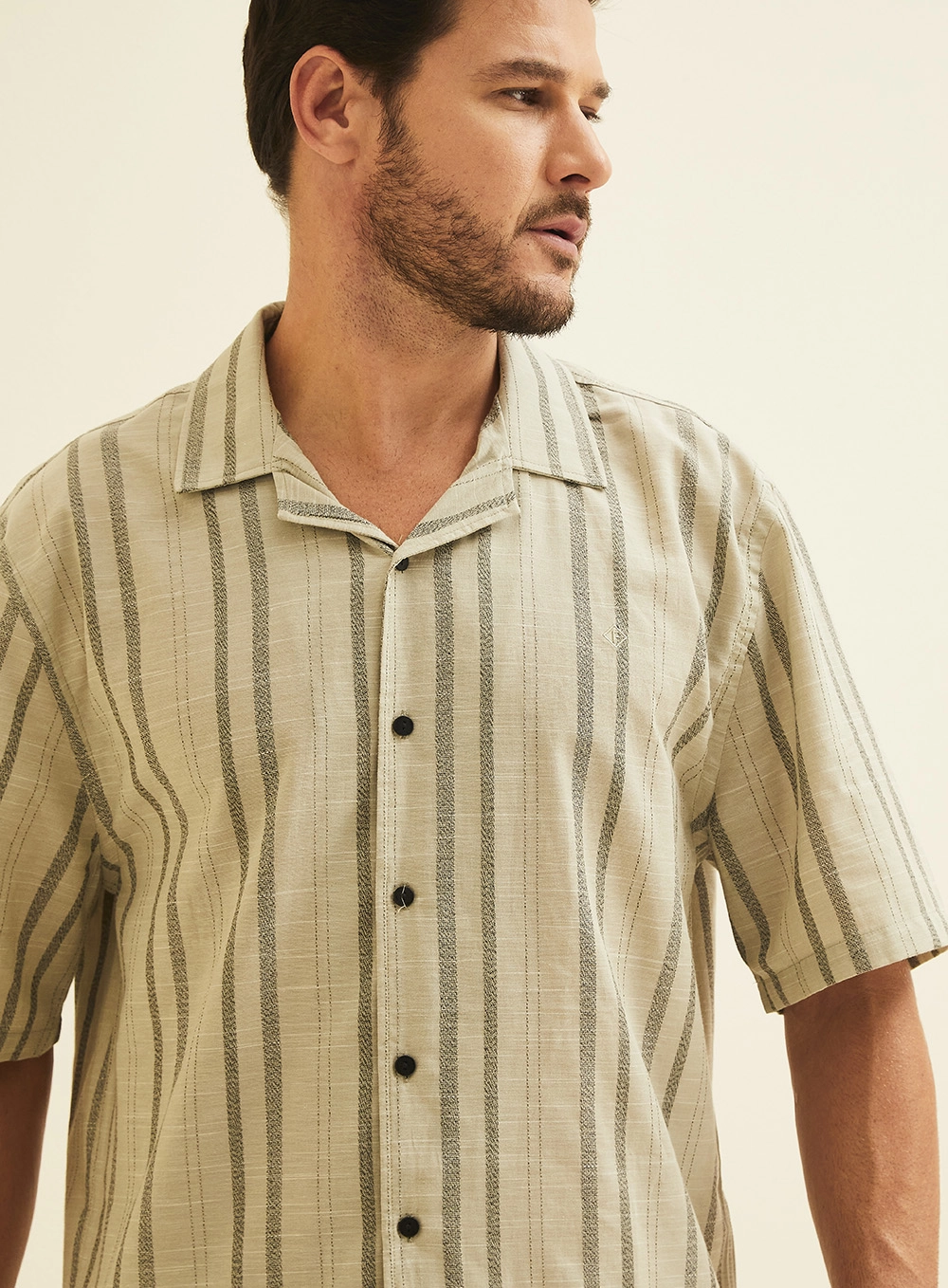 Camisa Vintage Over Listrada Estampados 3