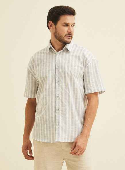 Camisa Masculina Relax Listrada