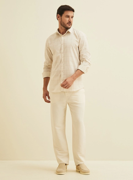 Camisa Manga Longa Xadrez Slim