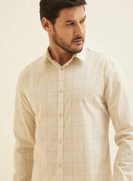 Camisa Manga Longa Xadrez Slim