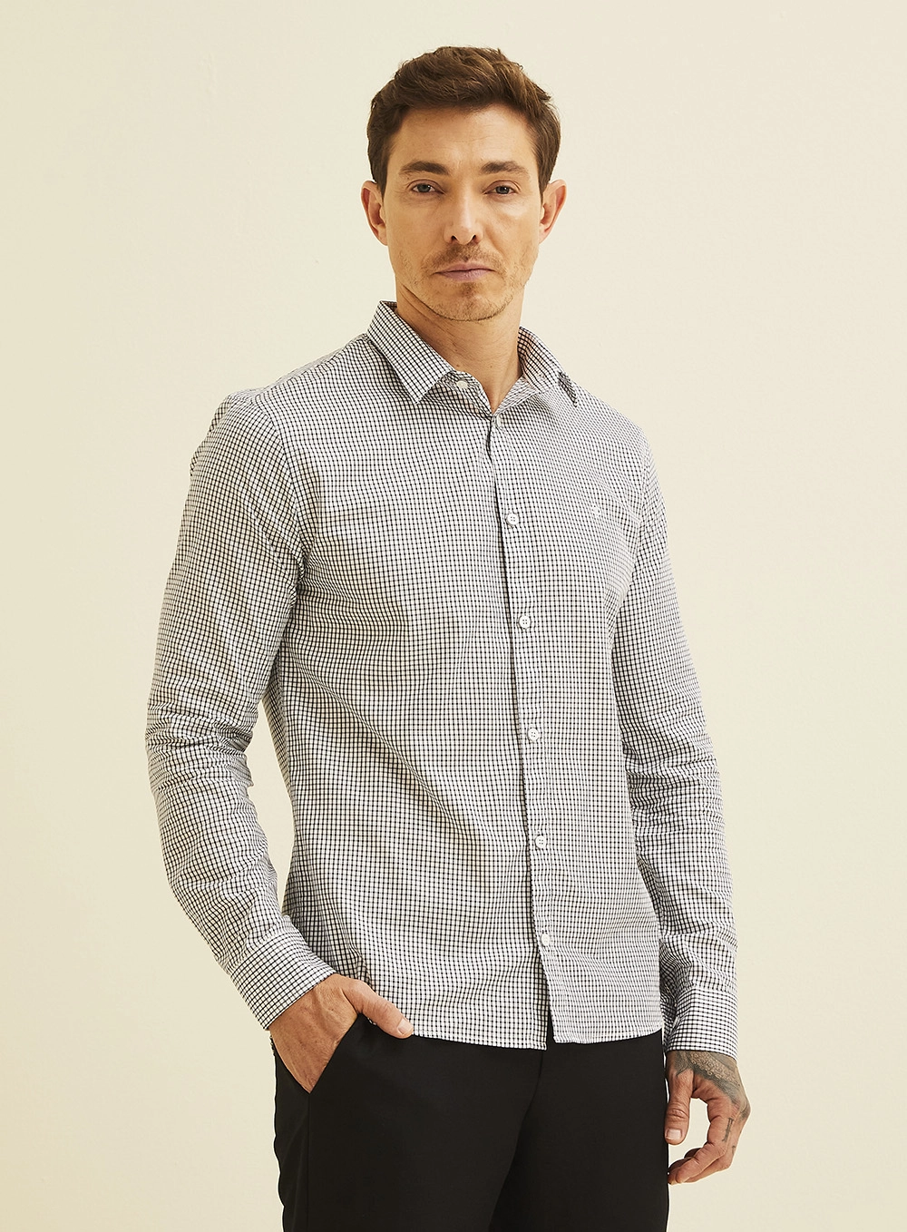 Camisa Xadrez Slim Fit Estampados 2