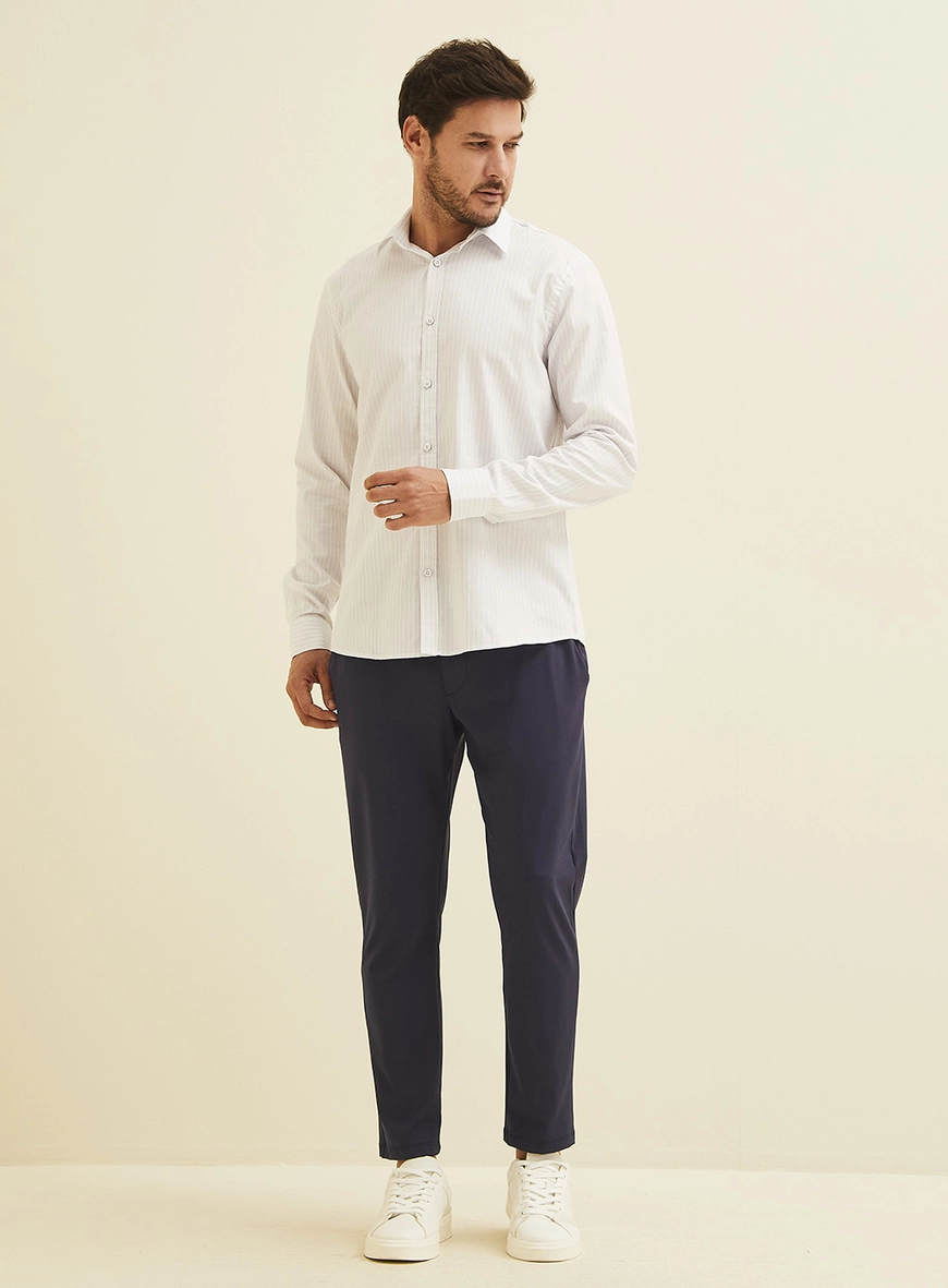 Camisa Manga Longa Slim Fit Off