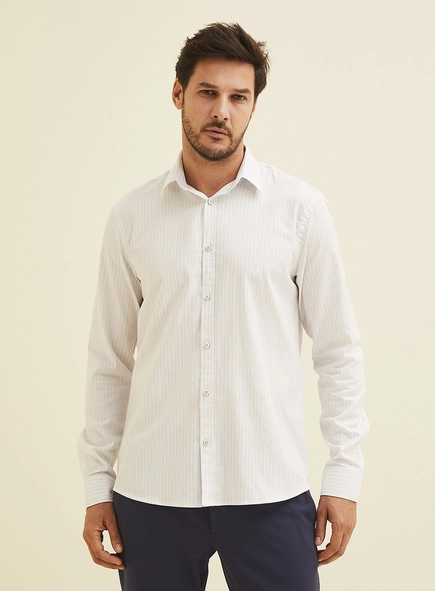 Camisa Manga Longa Slim Fit