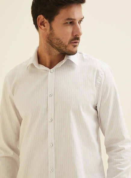 Camisa Manga Longa Slim Fit