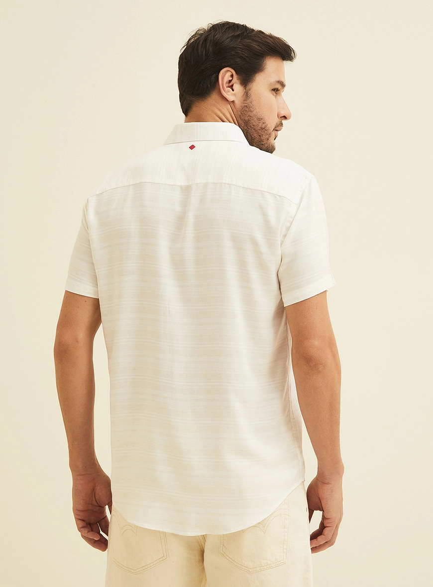Camisa Em Linho Relax Estampados