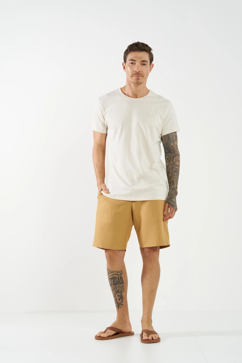Bermuda Masculina Alfaiataria Com Bolsos