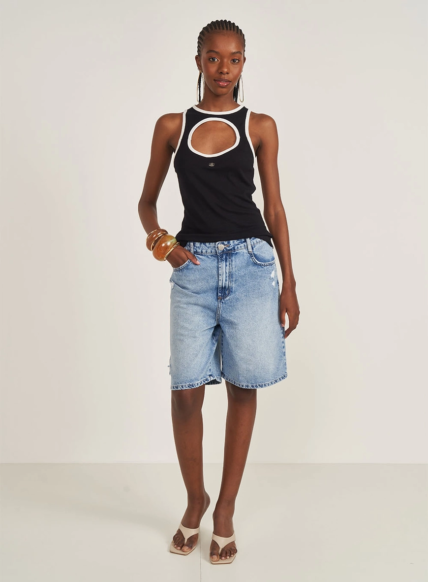 Bermuda Feminina Jeans Gigi