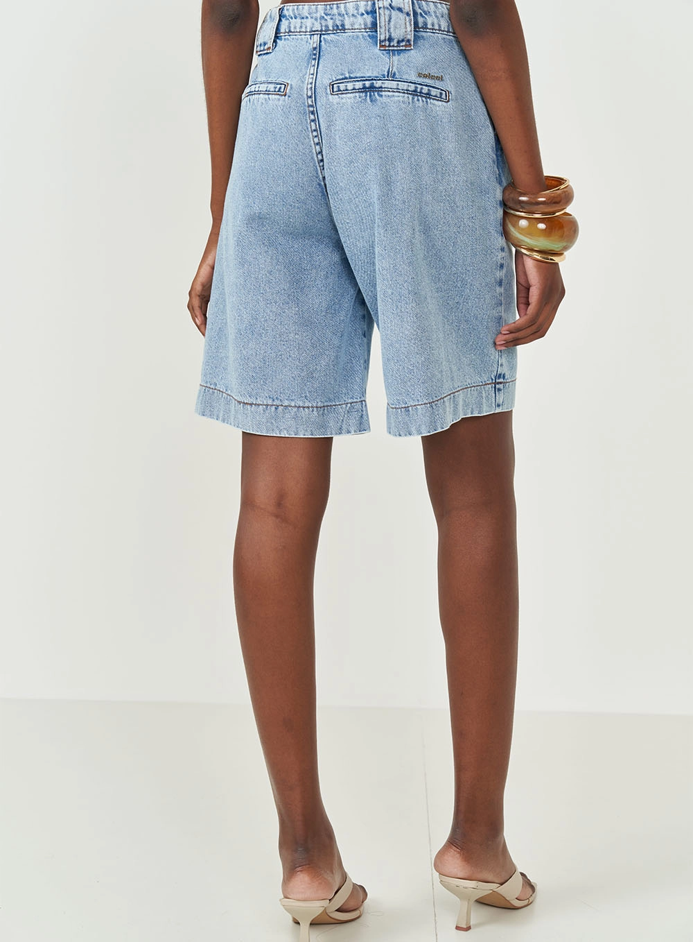 Bermuda Jeans Feminina Joana Índigo