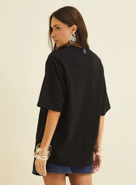 Camiseta Loose Estampada