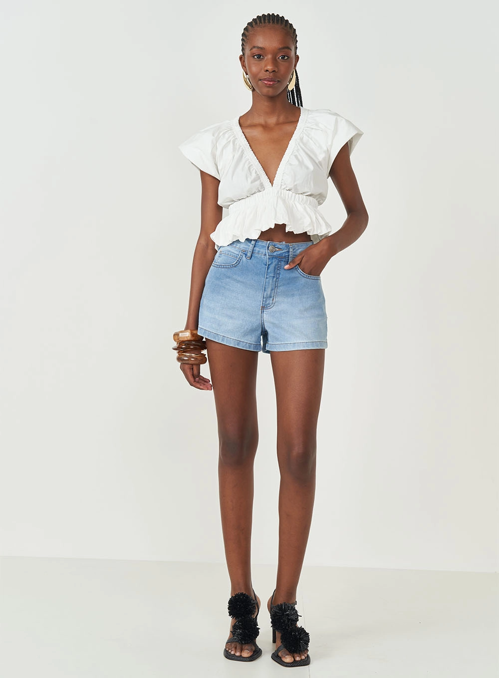 Short Jeans Tay Índigo