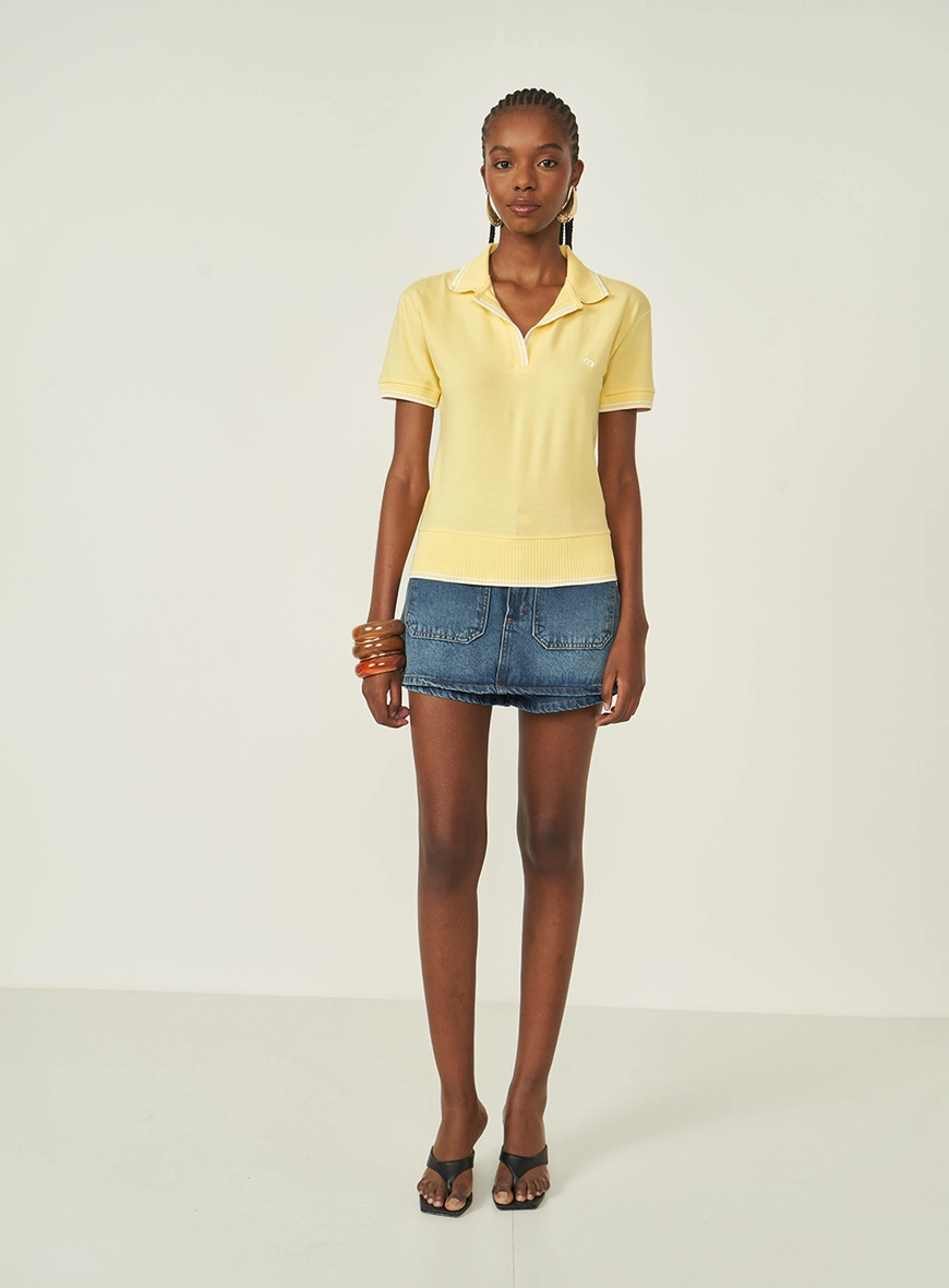 Short Saia Jeans Jade