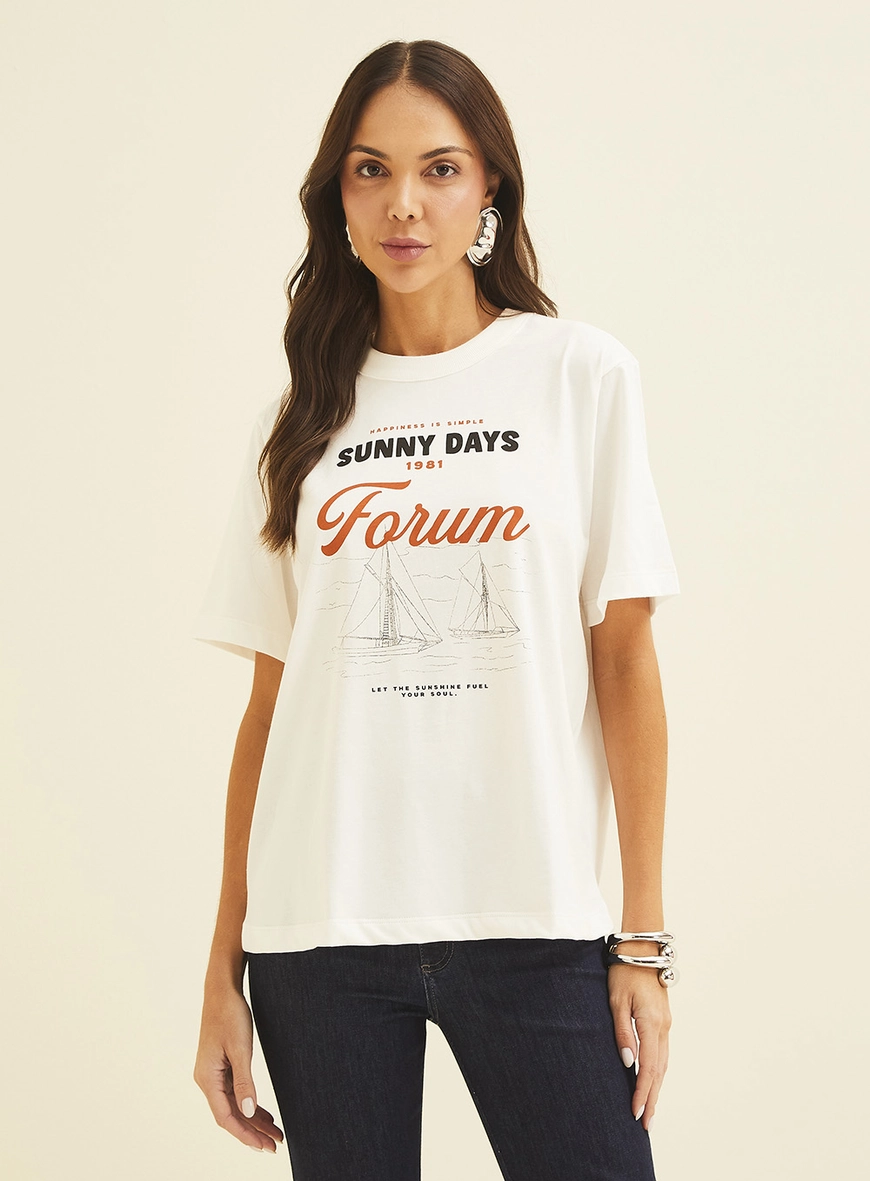 Camiseta Feminina Manga Curta Off Shell 2