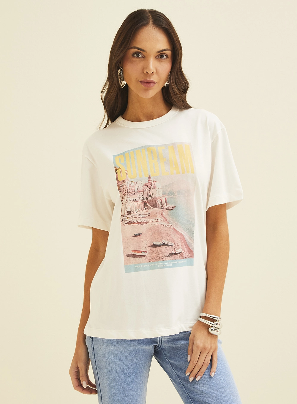 Camiseta Over Com Estampa Off Shell 2