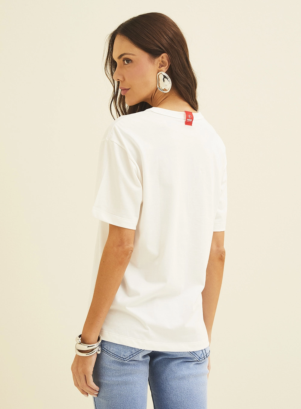 Camiseta Over Com Estampa Off Shell 4