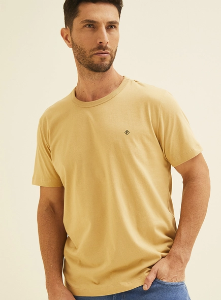 Camiseta Masculina New Slim Manga Curta