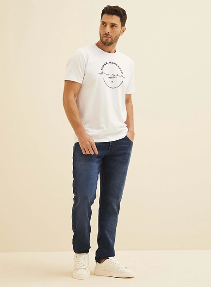 Camiseta New Slim Com Estampa Alto Relevo